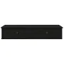 Estante de pared con cajones de madera contrachapada negro by , Shelves and shelves - Ref: Foro24-859960, Price: 84,80 €, Dis...