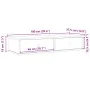 Estante de pared con cajones de madera contrachapada negro by , Shelves and shelves - Ref: Foro24-859960, Price: 84,80 €, Dis...