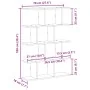 Estante cubo pared 12 compartimentos madera ingeniería blanco von , Regale und Regale - Ref: Foro24-860013, Preis: 46,73 €, R...