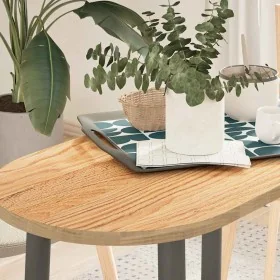 Tablero de mesa ovalado madera maciza de roble 80x40x2 cm by , Table tops - Ref: Foro24-4009061, Price: 42,28 €, Discount: %