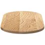 Tablero de mesa ovalado madera maciza de roble 80x40x2 cm by , Table tops - Ref: Foro24-4009061, Price: 42,28 €, Discount: %