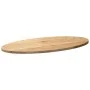 Tablero de mesa ovalado madera maciza de roble 80x40x2 cm by , Table tops - Ref: Foro24-4009037, Price: 40,05 €, Discount: %