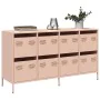 Aparador de acero laminado en frío rosa 135x39x73,5 cm by , Sideboards - Ref: Foro24-3307168, Price: 220,68 €, Discount: %