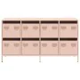 Aparador de acero laminado en frío rosa 135x39x73,5 cm by , Sideboards - Ref: Foro24-3307168, Price: 220,68 €, Discount: %