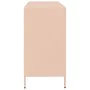 Aparador de acero laminado en frío rosa 135x39x73,5 cm by , Sideboards - Ref: Foro24-3307168, Price: 220,68 €, Discount: %