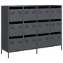 Aparador de acero laminado en frío antracita 135x39x103,5 cm by , Sideboards - Ref: Foro24-3307175, Price: 304,35 €, Discount: %