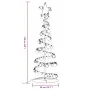 VidaXL LED para árbol de Navidad con bolas 100 LED blanco cálido 150cm by , Christmas lights - Ref: Foro24-3318562, Price: 79...