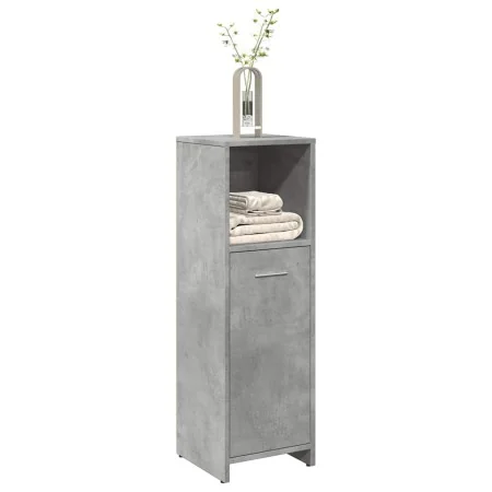 Armario de baño madera contrachapada gris 30x30x95 cm de , Muebles de baño - Ref: Foro24-856032, Precio: 39,69 €, Descuento: %