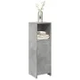Armario de baño madera contrachapada gris 30x30x95 cm de , Muebles de baño - Ref: Foro24-856032, Precio: 39,69 €, Descuento: %