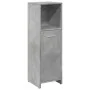 Armario de baño madera contrachapada gris 30x30x95 cm de , Muebles de baño - Ref: Foro24-856032, Precio: 39,69 €, Descuento: %