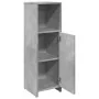 Armario de baño madera contrachapada gris 30x30x95 cm de , Muebles de baño - Ref: Foro24-856032, Precio: 39,69 €, Descuento: %