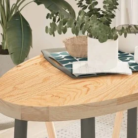 Tablero de mesa ovalado madera maciza de roble 100x50x4 cm by , Table tops - Ref: Foro24-4009042, Price: 98,62 €, Discount: %