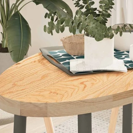 Tablero de mesa ovalado madera maciza de roble 100x50x4 cm von , Tischplatten - Ref: Foro24-4009042, Preis: 98,58 €, Rabatt: %