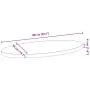 Tablero de mesa ovalado madera maciza de roble 100x50x4 cm von , Tischplatten - Ref: Foro24-4009042, Preis: 98,58 €, Rabatt: %