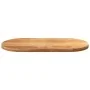 Tablero de mesa ovalado madera maciza de roble 120x60x4 cm von , Tischplatten - Ref: Foro24-4009075, Preis: 167,10 €, Rabatt: %