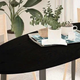 Tablero de mesa ovalado madera maciza de roble 140x60x2 cm by , Table tops - Ref: Foro24-4009056, Price: 95,46 €, Discount: %