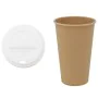 Vasos de café de papel con tapa 1000 uds 16oz 400ml von , Einwegbecher - Ref: Foro24-3325222, Preis: 132,97 €, Rabatt: %