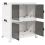 Caja de almacenaje apilable con ruedas 2niveles 75 L 64x40x76cm by , Cargo forklifts - Ref: Foro24-4012368, Price: 65,86 €, D...