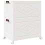 Caja de almacenaje apilable con ruedas 2niveles 75 L 64x40x76cm by , Cargo forklifts - Ref: Foro24-4012368, Price: 65,86 €, D...