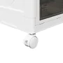 Caja de almacenaje apilable con ruedas 2niveles 75 L 64x40x76cm by , Cargo forklifts - Ref: Foro24-4012368, Price: 65,86 €, D...