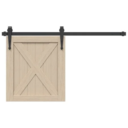 Kit de puerta corredera de armario acero carbono 91 cm de , Accesorios de bricolaje - Ref: Foro24-4009681, Precio: 18,92 €, D...