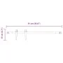 Kit de puerta corredera de armario acero carbono 91 cm de , Accesorios de bricolaje - Ref: Foro24-4009681, Precio: 18,92 €, D...