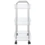 Carro de almacenamiento 3 niveles transparente 37x28x68 cm by , Cargo forklifts - Ref: Foro24-4012377, Price: 29,78 €, Discou...