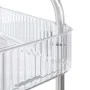 Carro de almacenamiento 3 niveles transparente 37x28x68 cm by , Cargo forklifts - Ref: Foro24-4012377, Price: 29,78 €, Discou...