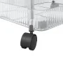 Carro de almacenamiento 3 niveles transparente 37x28x68 cm by , Cargo forklifts - Ref: Foro24-4012377, Price: 29,78 €, Discou...
