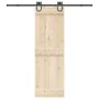 Kit de herrajes para puertas correderas acero negro 200 cm von , Türartikel - Ref: Foro24-4009733, Preis: 45,94 €, Rabatt: %