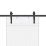 Kit de herrajes para puertas correderas acero negro 152,5 cm by , Door items - Ref: Foro24-4009704, Price: 70,64 €, Discount: %