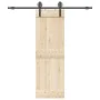 Kit de herrajes para puertas correderas acero negro 200 cm von , Türartikel - Ref: Foro24-4009725, Preis: 66,71 €, Rabatt: %
