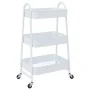 Carrito de almacenaje 3 niveles acero blanco 42x41,5x77 cm von , Lastenstapler - Ref: Foro24-4012382, Preis: 31,27 €, Rabatt: %