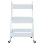 Carrito de almacenaje 3 niveles acero blanco 42x41,5x77 cm von , Lastenstapler - Ref: Foro24-4012382, Preis: 31,27 €, Rabatt: %
