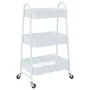 Carrito de almacenaje 3 niveles acero blanco 42x41,5x77 cm von , Lastenstapler - Ref: Foro24-4012382, Preis: 31,27 €, Rabatt: %