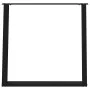 Patas para mesa de comedor en forma de U 2 uds acero negro by , Table legs - Ref: Foro24-4012796, Price: 85,73 €, Discount: %