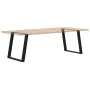 Patas para mesa de comedor en forma de U 2 uds acero negro by , Table legs - Ref: Foro24-4012796, Price: 85,73 €, Discount: %