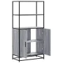 Aparador alto madera de ingeniería y metal gris Sonoma by , Sideboards - Ref: Foro24-849052, Price: 110,35 €, Discount: %