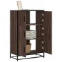 Aparador alto madera de ingeniería y metal marrón roble von , Sideboards - Ref: Foro24-849073, Preis: 103,81 €, Rabatt: %
