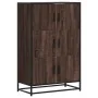 Aparador alto madera de ingeniería y metal marrón roble von , Sideboards - Ref: Foro24-849073, Preis: 103,81 €, Rabatt: %