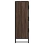 Aparador alto madera de ingeniería y metal marrón roble von , Sideboards - Ref: Foro24-849073, Preis: 103,81 €, Rabatt: %