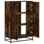 Aparador alto madera de ingeniería y metal 68x35x106,5 cm de , Aparadores - Ref: Foro24-849071, Precio: 100,61 €, Descuento: %