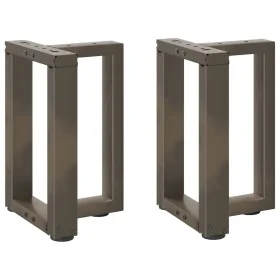 Patas de mesa centro forma T 2uds acero natural 28x25x(42-43)cm von , Tischbeine - Ref: Foro24-4013023, Preis: 77,20 €, Rabat...