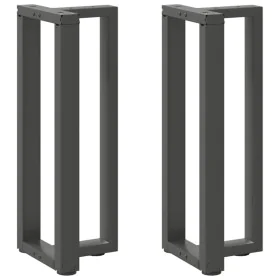 Patas de mesa consola en forma de T 2 unidades acero antracita by , Table legs - Ref: Foro24-4013042, Price: 96,78 €, Discoun...