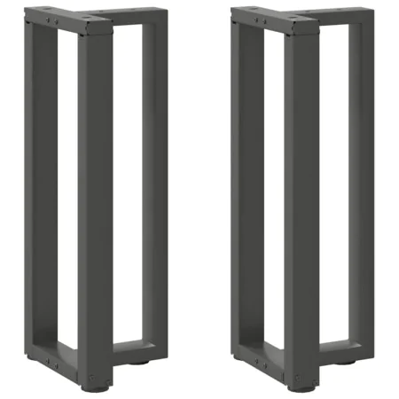 Patas de mesa consola en forma de T 2 unidades acero antracita by , Table legs - Ref: Foro24-4013042, Price: 96,78 €, Discoun...
