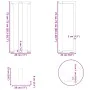 Patas de mesa consola en forma de T 2 unidades acero antracita by , Table legs - Ref: Foro24-4013042, Price: 96,78 €, Discoun...