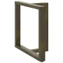 Patas mesa comedor forma T 2uds acero natural 80x35x(72-73)cm von , Tischbeine - Ref: Foro24-4013063, Preis: 137,78 €, Rabatt: %