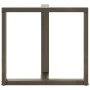 Patas mesa comedor forma T 2uds acero natural 80x35x(72-73)cm von , Tischbeine - Ref: Foro24-4013063, Preis: 137,78 €, Rabatt: %