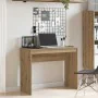 Escritorio de madera de ingeniería roble artisan 90x40x72 cm by , Desks - Ref: Foro24-855833, Price: 44,55 €, Discount: %
