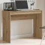 Escritorio de madera de ingeniería roble artisan 90x40x72 cm by , Desks - Ref: Foro24-855833, Price: 44,55 €, Discount: %